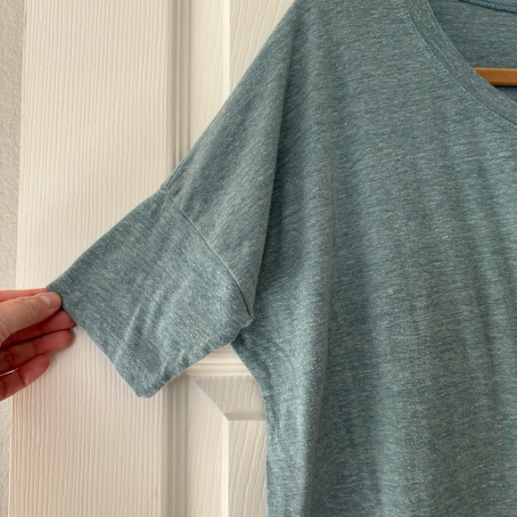 Daydreamer LA Basic Oversized Short Sleeve Tee Womens Small Blue - Picture 2 of 7